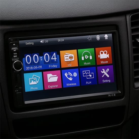 autoradio tabeau de bord