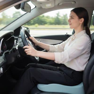 Coussin voiture femme conduit