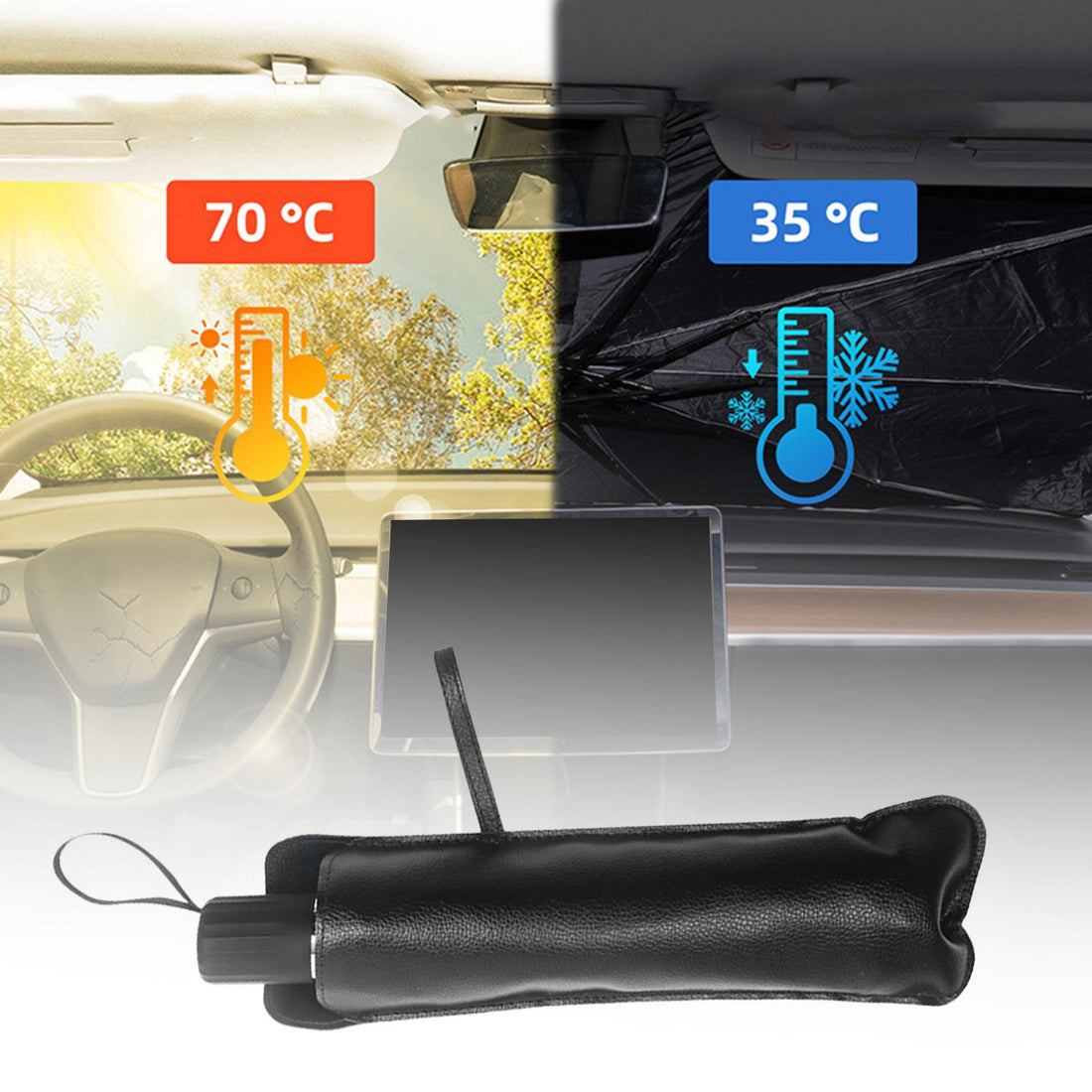 Est-ce qu'un pare-soleil est efficace ?