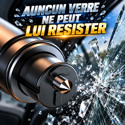 Outil de secours pour couper ceinture et briser vitres- LifeSauveur™