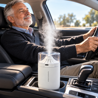 Humidificateur air voiture avec conducteur serein