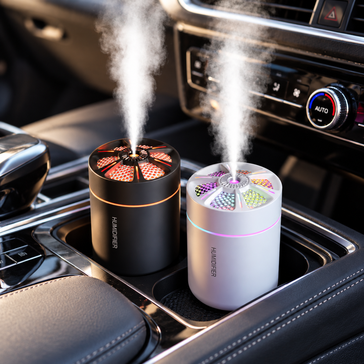 Humidificateurs d'air lumineux dans la voiture