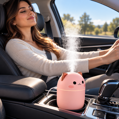 Humidificateur d'air, parenthèse, défricher en voiture