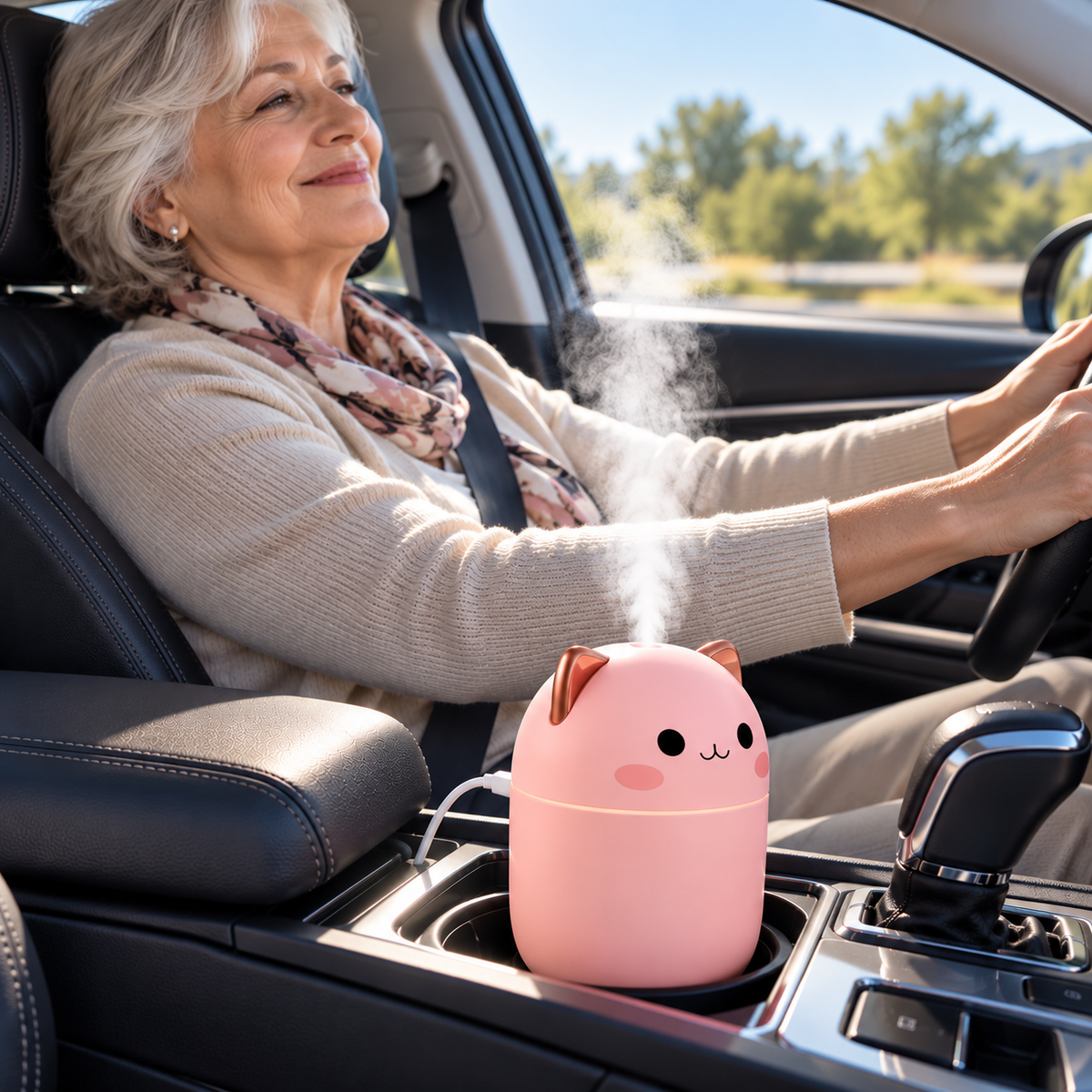 Humidificateur air, Serenite au volant brumorose