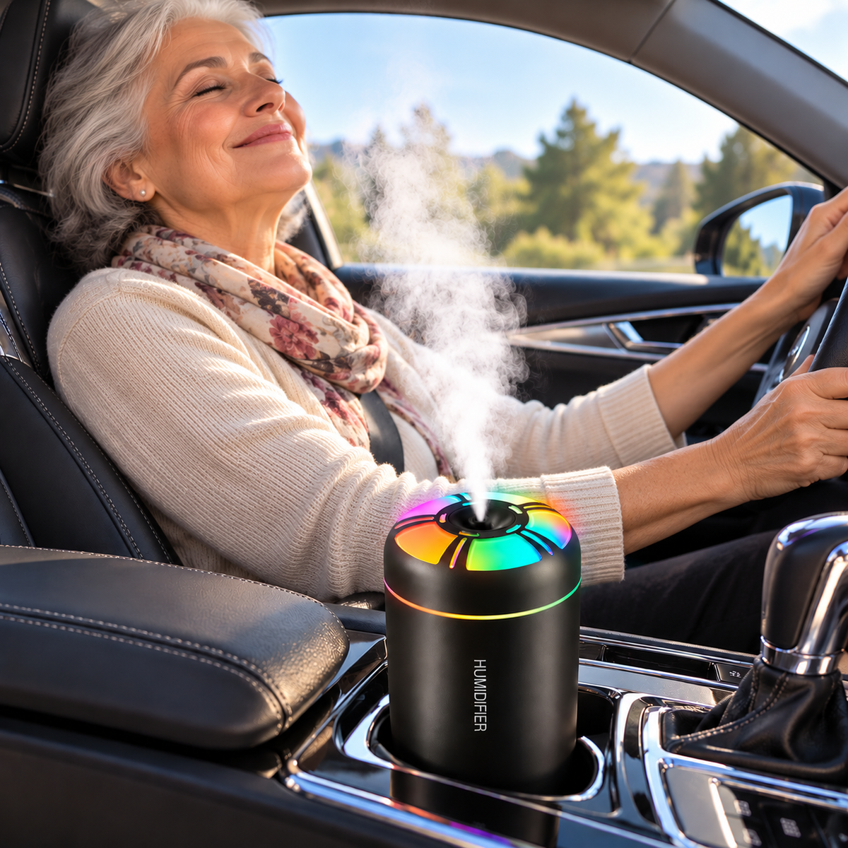 Sérénité parfumée au volant avec cet humidificateur air