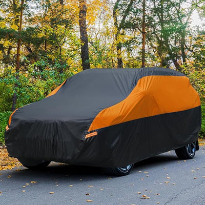bache pour voiture suv arbres