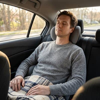 Coussin lombaire personne se repose