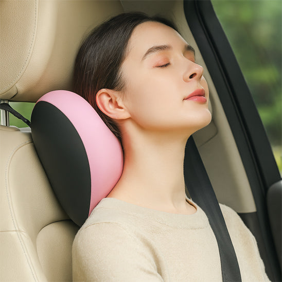 coussin lombaire voiture femme dors confortablememt