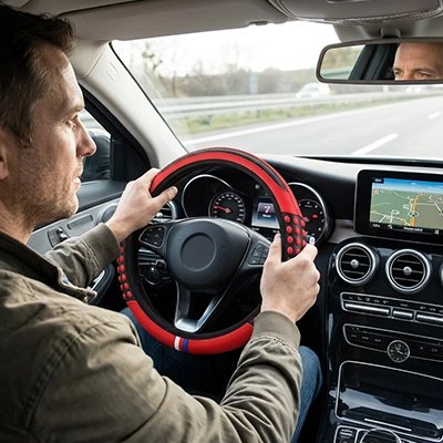 Couvre volant de voiture