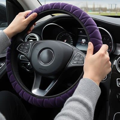 Couvre volant personne conduit