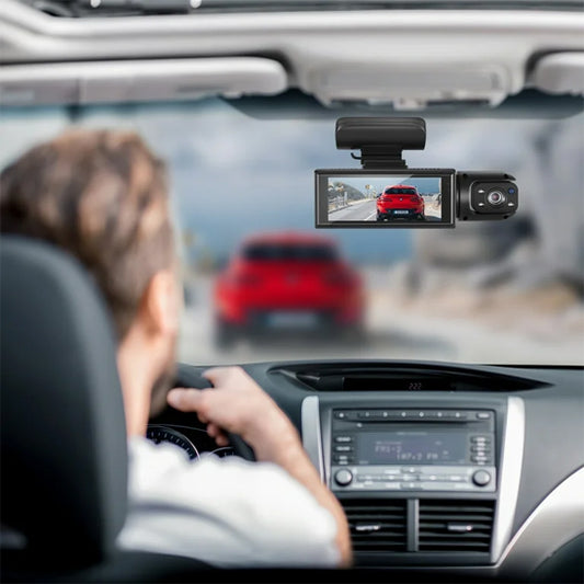 dashcam voiture personne conduit film