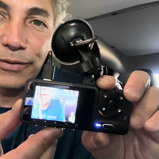 dashcam voiture personne film