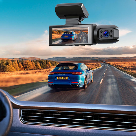 dashcam voiture volant route
