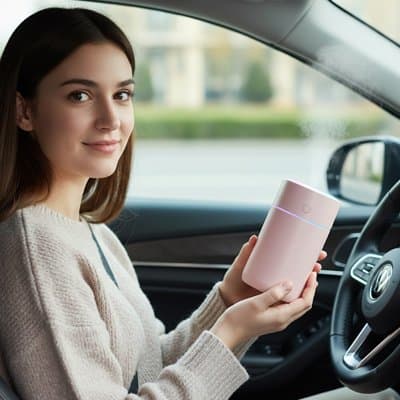 humidificateur-air-voiture-rose