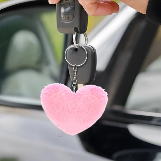 Porte - clé Voiture en forme de cœur - Automobile