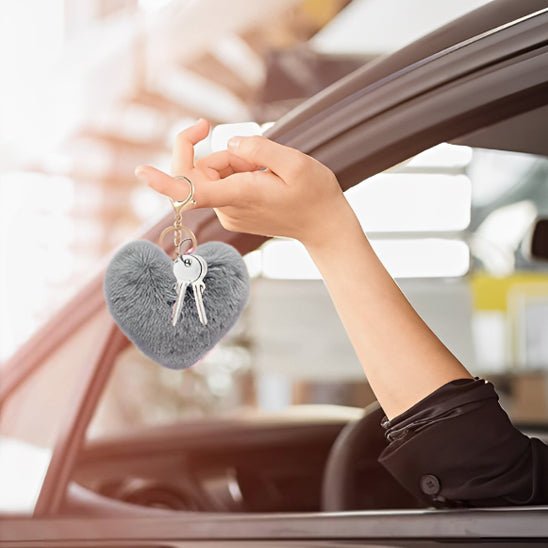 Porte - clé Voiture en forme de cœur - Automobile