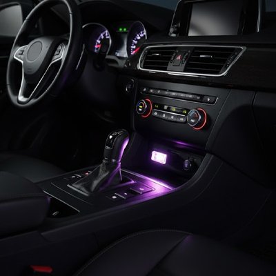 led interier auto rose