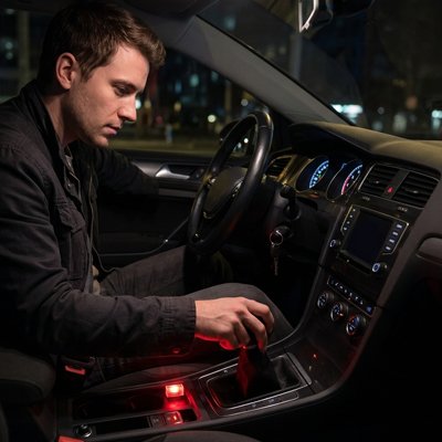 LED intérieur voiture homme