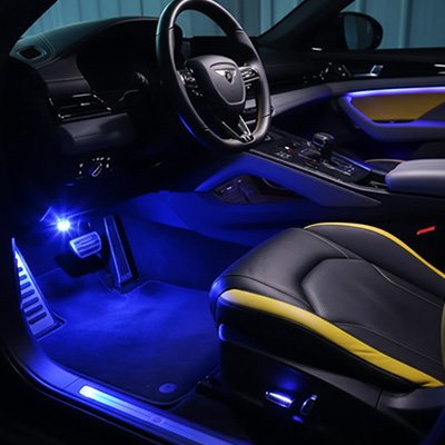 LED intérieur voiture multicouleur