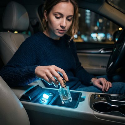 LED intérieur voiture personne assise