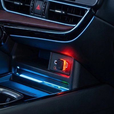 LED intérieur voiture vert