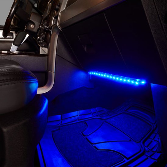 LED voiture intérieur bleu foncé