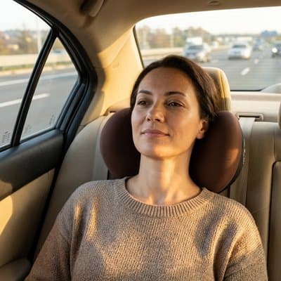oreiller-de-voyage-femme-repose-voiture
