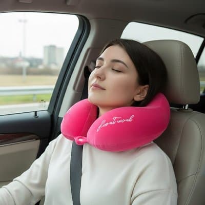 oreiller-de-voyage-fille-repos