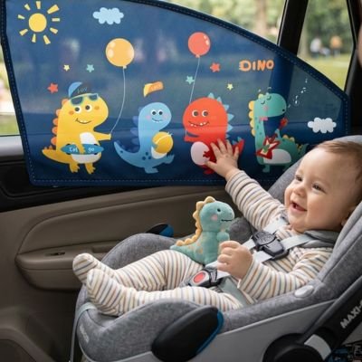 pare-soleil voiture bébé dormir