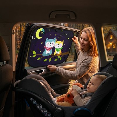 pare-soleil-voiture-bebe-maman-installe