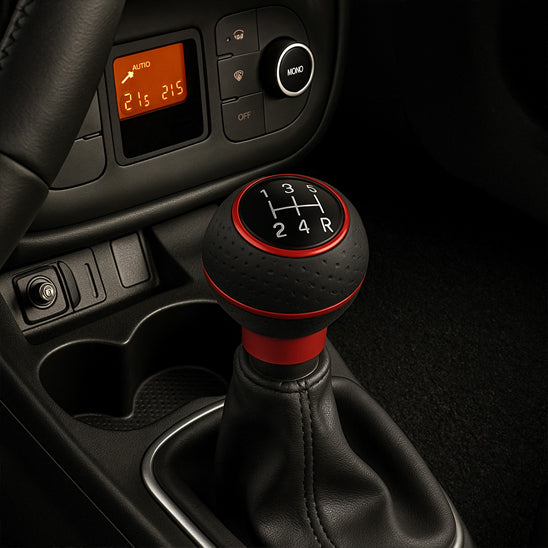 pommeau de vitess rouge