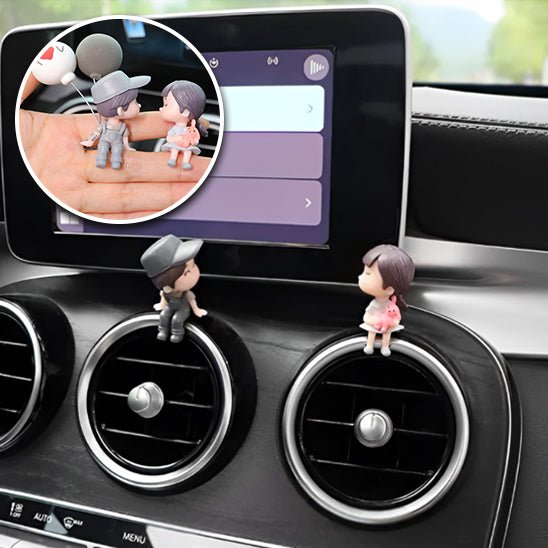 LoveDéco™ - Décoration de voiture avec couples de dessin animé - Automobile