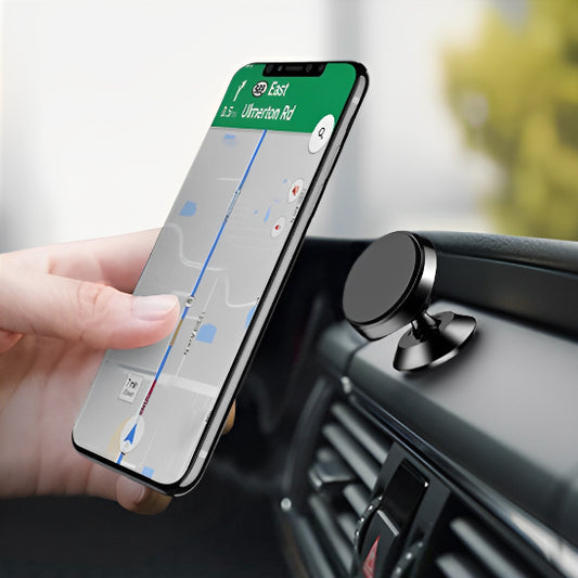support magnetique telephone voiture securitaire solide