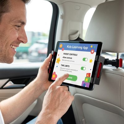 Support tablette voiture enfant regarde animé