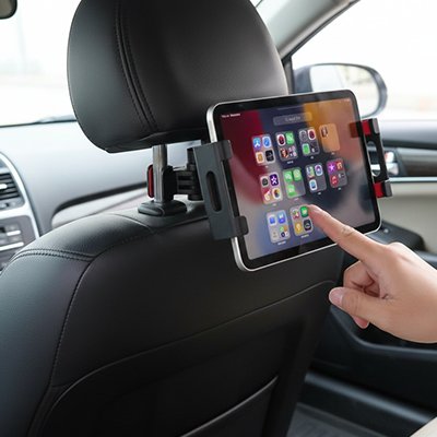 Support tablette voiture main touche
