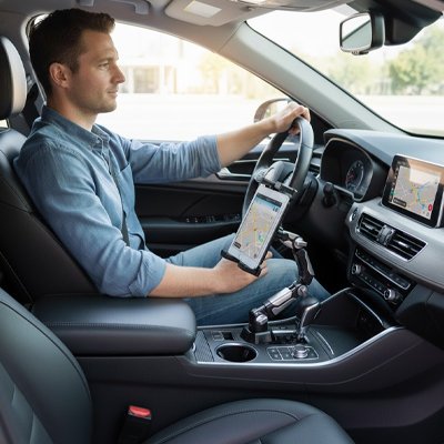 Support tablette voiture personne couit