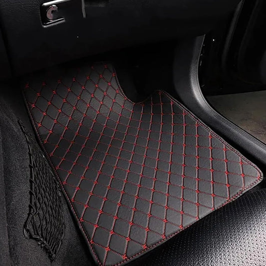 tapis voiture noir rouge