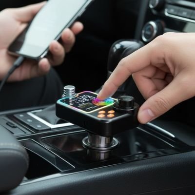 Transmetteur fm bluetooth pour voiture