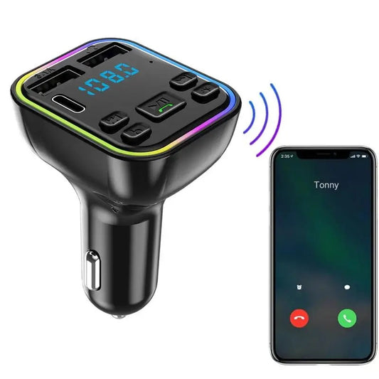 transmetteur fm et bluetooth appel tony